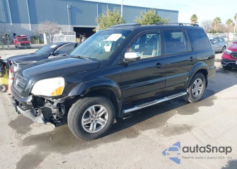 2005 Honda Pilot Ex-L from USA, damaged, VIN 2HKYF18705H570079